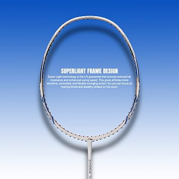 Li-Ning G-Force X5-79g G6 Badminton Racket White/Blue