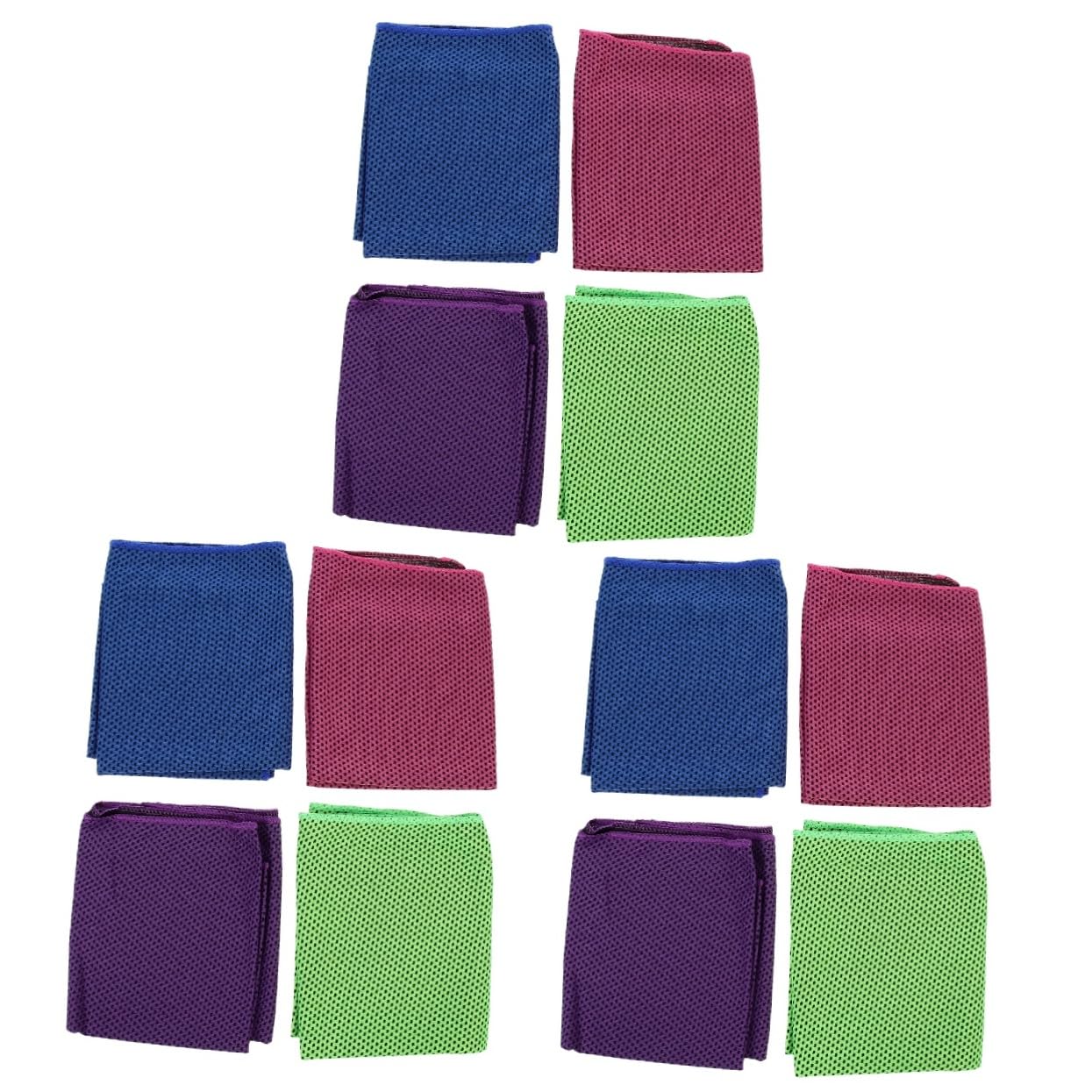 Serviettes rafraîchissantes de sport respirantes TOYANDONA serviette de sueur été