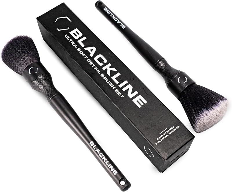 Car Detail Brushes- Luxury Car Detailing Brush Set for Interior and Exterior - Best Auto Detailing Brushes - Premium Car Detailing Brushes (Ultra Soft Bristles)
