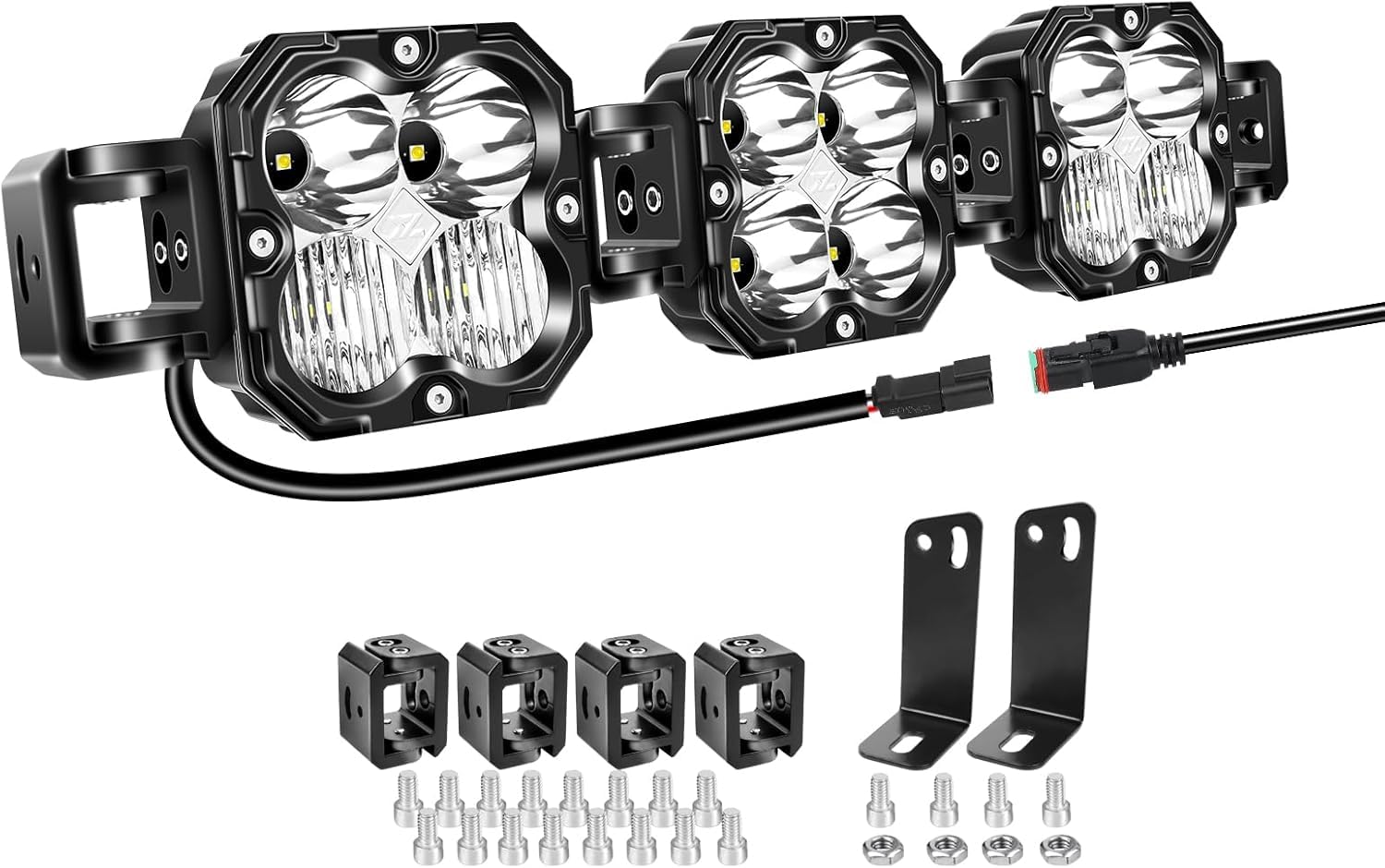 YOJZMA 21in 90W White LED Off-Road Light Strip