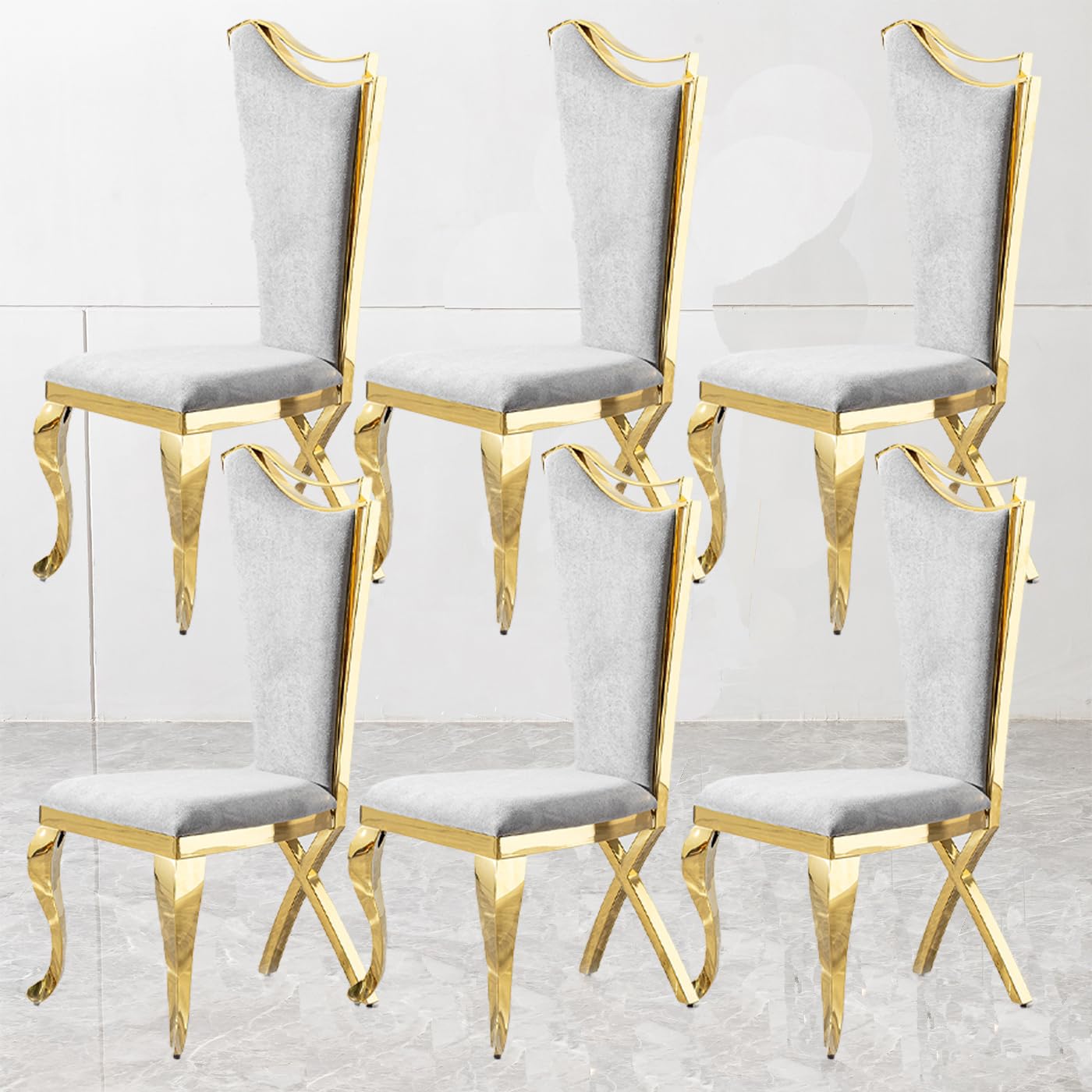 Dining Chairs Set of 2 With Shiny Stainless Steel Legs Upholstered Velvet Dining Chairs Unique Back Padded Chairs Stripe Tufted Kitchen Chairs Accent