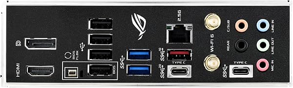 ASUS ROG STRIX B660-G GAMING WIFI - Placa base gaming mATX Intel LGA 1700 (VRM de 12+1 fases, RAM DDR5, PCIe 5.0, Wi-Fi 6, LAN de 2,5 Gb, dos ranuras M.2 con disipadores y Aura Sync), B660 - 5