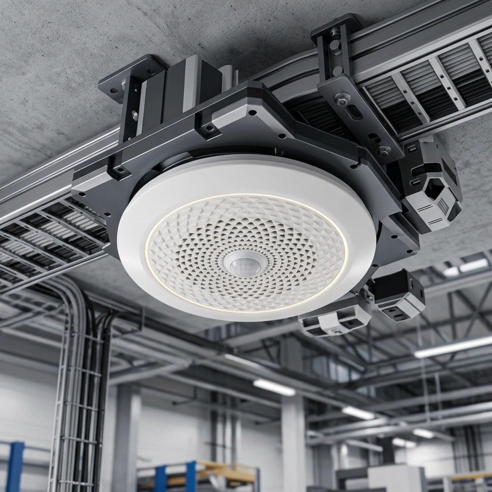 Sensore vocale da soffitto con sensore di movimento PIR, altoparlante da 5 W