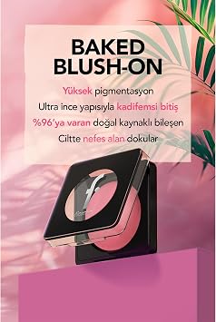 Flormar Baked Blush-on High Pigmented & Naturally Sparkling Baked Blush
