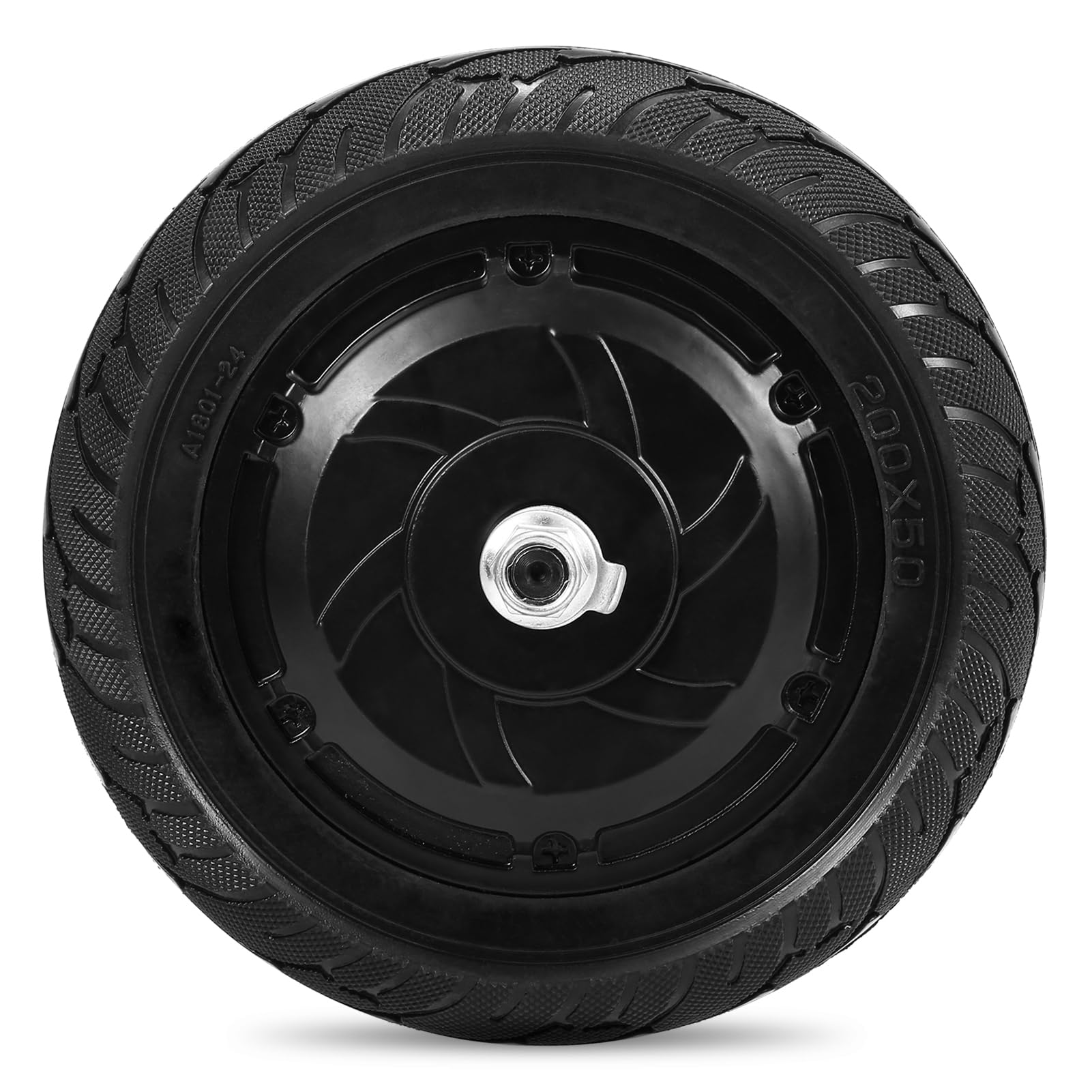 HUIOP Pneu d'Entraînement de Moteur de Roue Avant Solide 350W pour S1 - Scooter Électrique