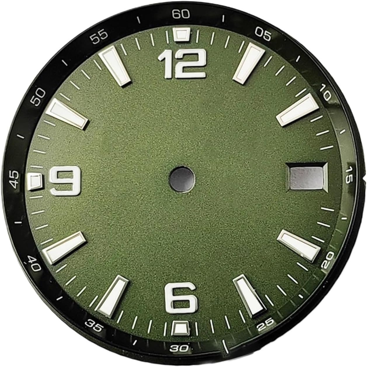 1PC 31mm Dial Green Black White Blue Luminous Sterile Watch for NH35 NH35A Movement, R4 Green