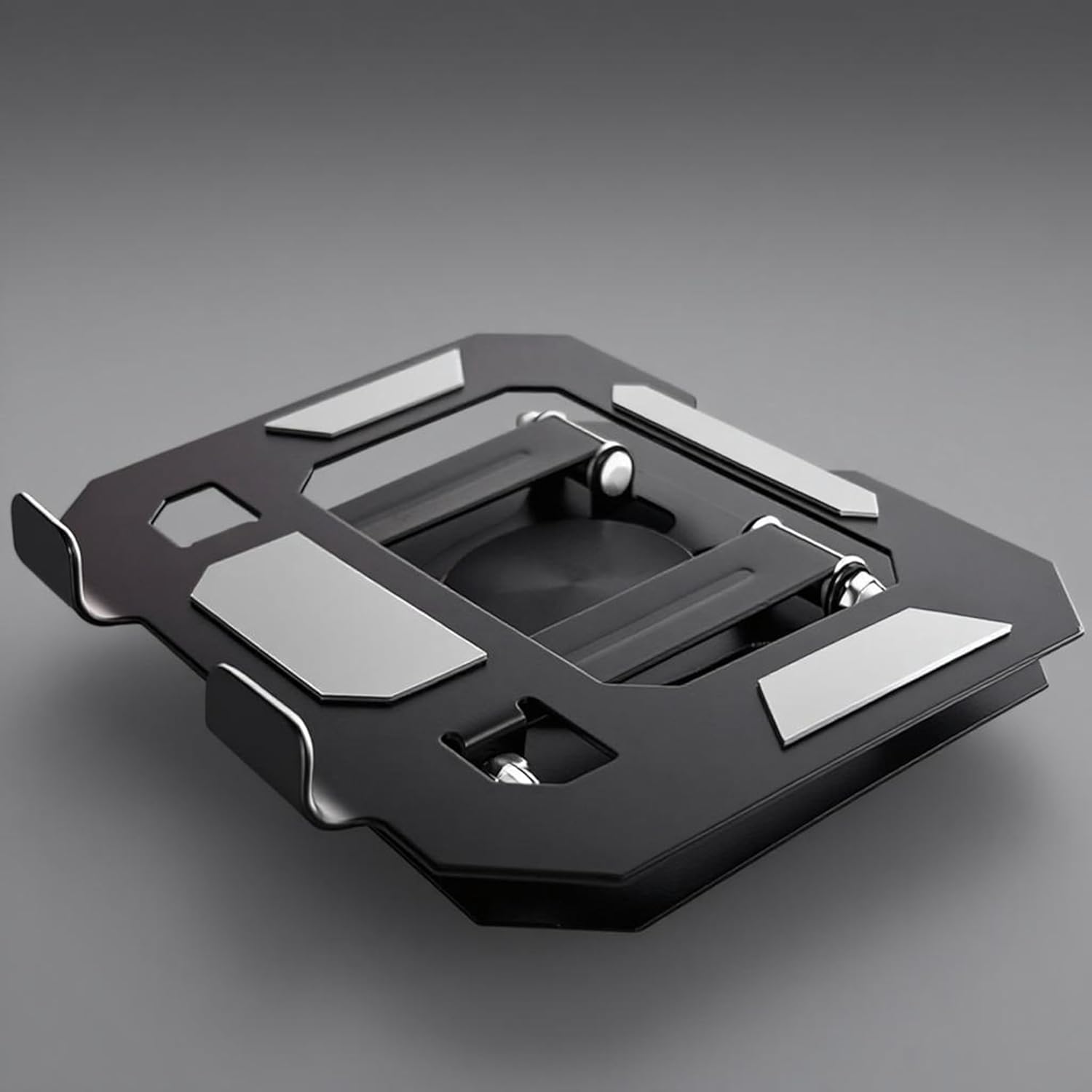 2 Pack Tablet Stand for iPad, 360° Rotating Desktop Holder, Carbon Steel Adjustable Foldable Desk Holder, for iPad Pro Air Samsung, for 4" -13" Tablets, Portable Home/Office, Upgraded - Black