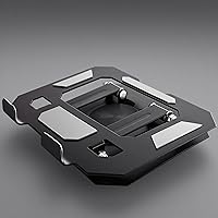 Vista 3 de Tablet Stand for iPad, 360° Rotating Desktop Holder, Carbon Steel Adjustable Foldable Desk Holder, for iPad Pro Air Samsung, for 4" -13" Tablets