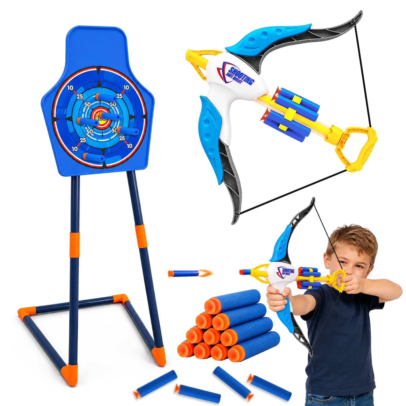 RedCrab Arco e Frecce per Bambini, Giochi da Esterno per Bambini