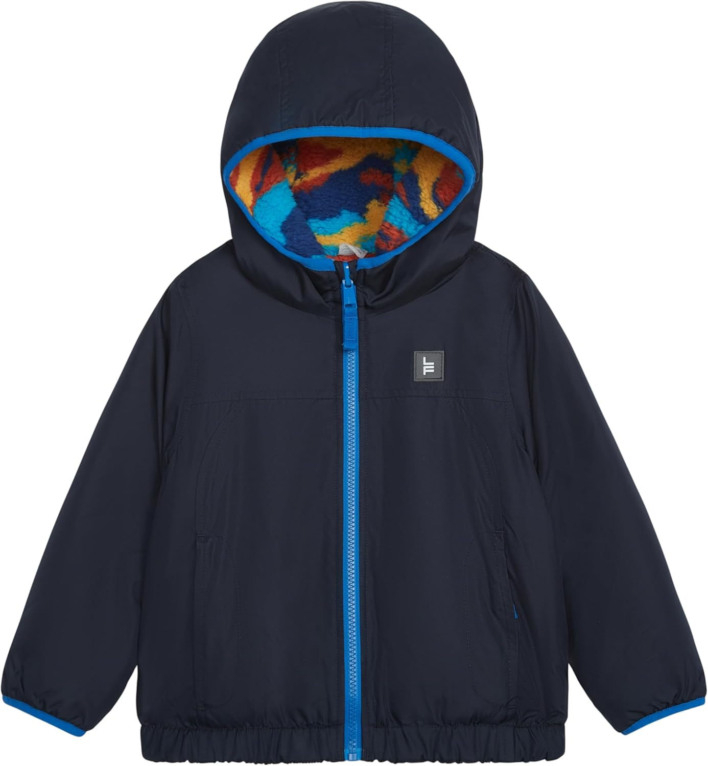 LONDON FOG Boys' Reversible Sherpa Jacket, Spring/Fall Outerwear