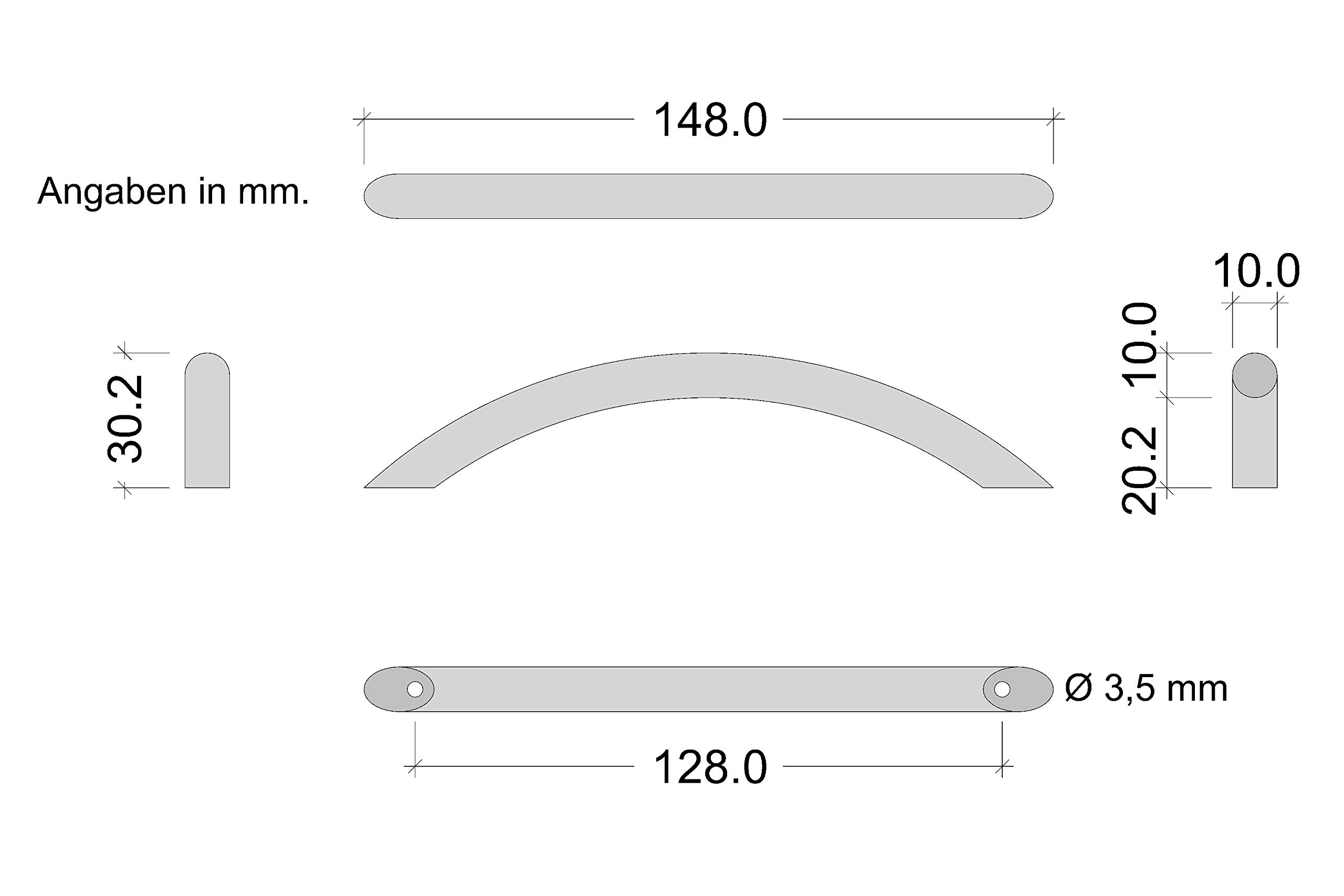 10 Pièces Poignées Espacement Des Trous De 128 Mm Poignées De Meubles