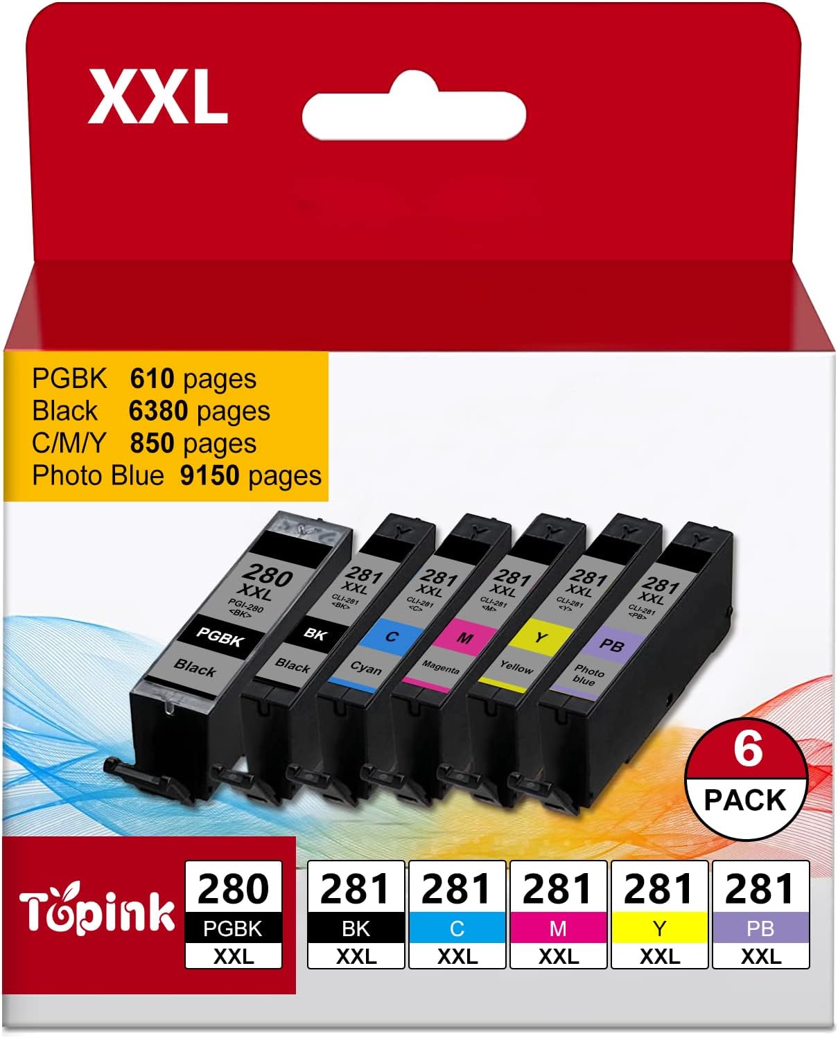 TR8620a for Canon Ink 280 and 281 Cartridges for Canon Printer Ink PGI280XXL CLI