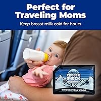 Vista 9 de Cooler Shock - Bolsas de hielo reutilizables para enfriadores - Paquetes de congelador fríos de larga duración para enfriadores y loncheras - Bolsas