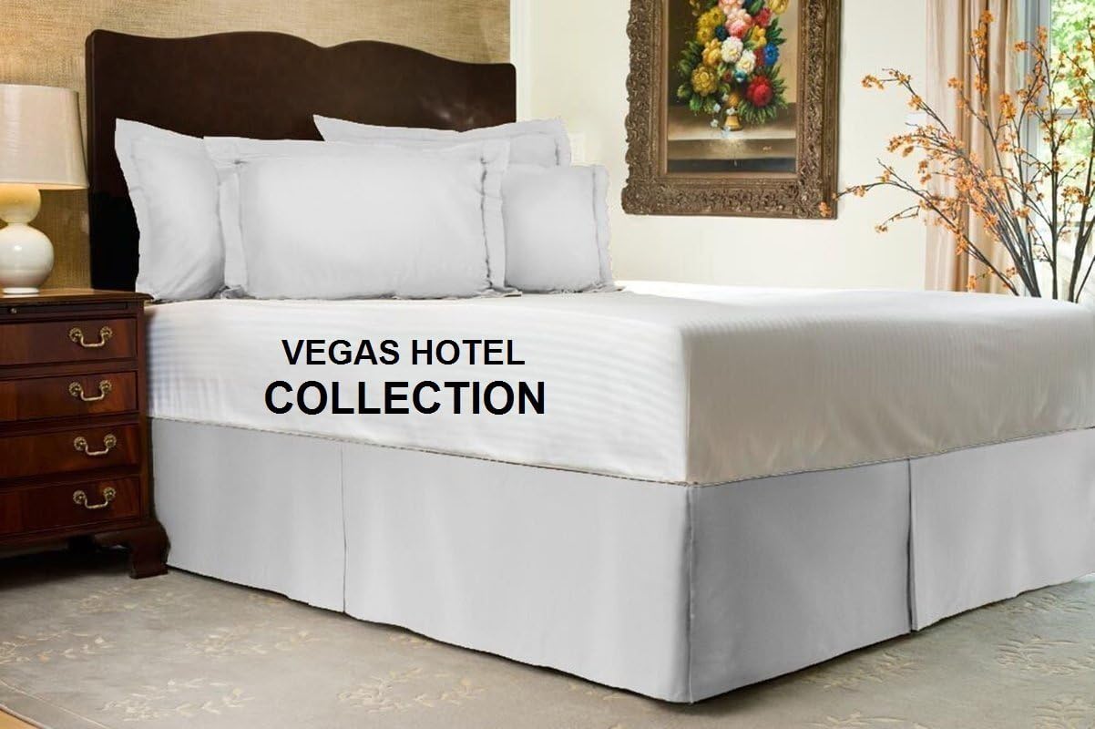 600 TC Egyptian Cotton { 4-PCs } Sheet Set from with 15 inches Deep Pocket, Superior Soft Solid Pattern Sheets. Enhance Your Sleeping Experience Now (Cal-King, Grey)