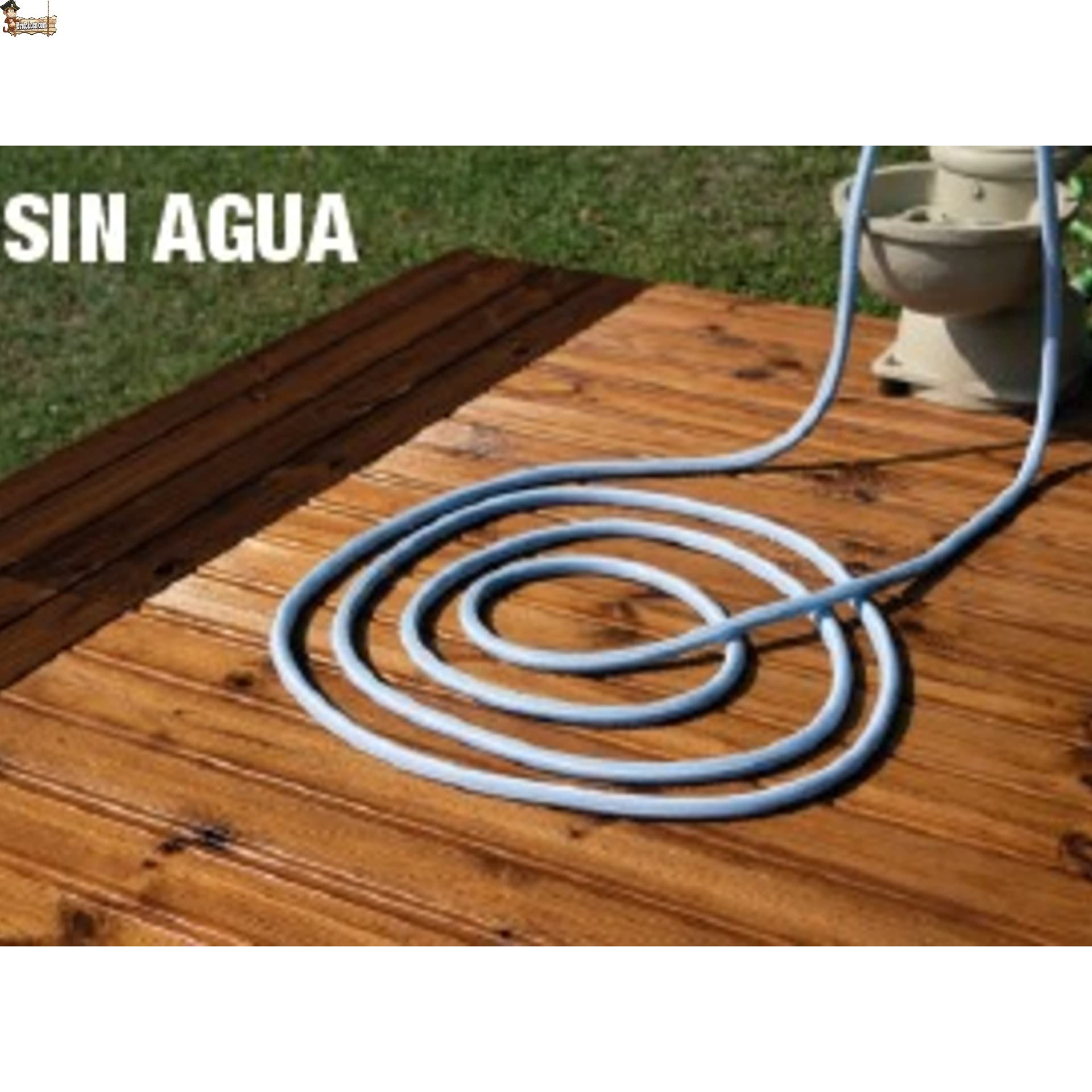 BricoLoco Kit Tubo da Giardino Estensibile Avvolgibile 20 Metri con Pistola 6 getti e 2 Giunti Rapidi Irrigazione Terrazzo Giardino Patio Antitorsione (20)