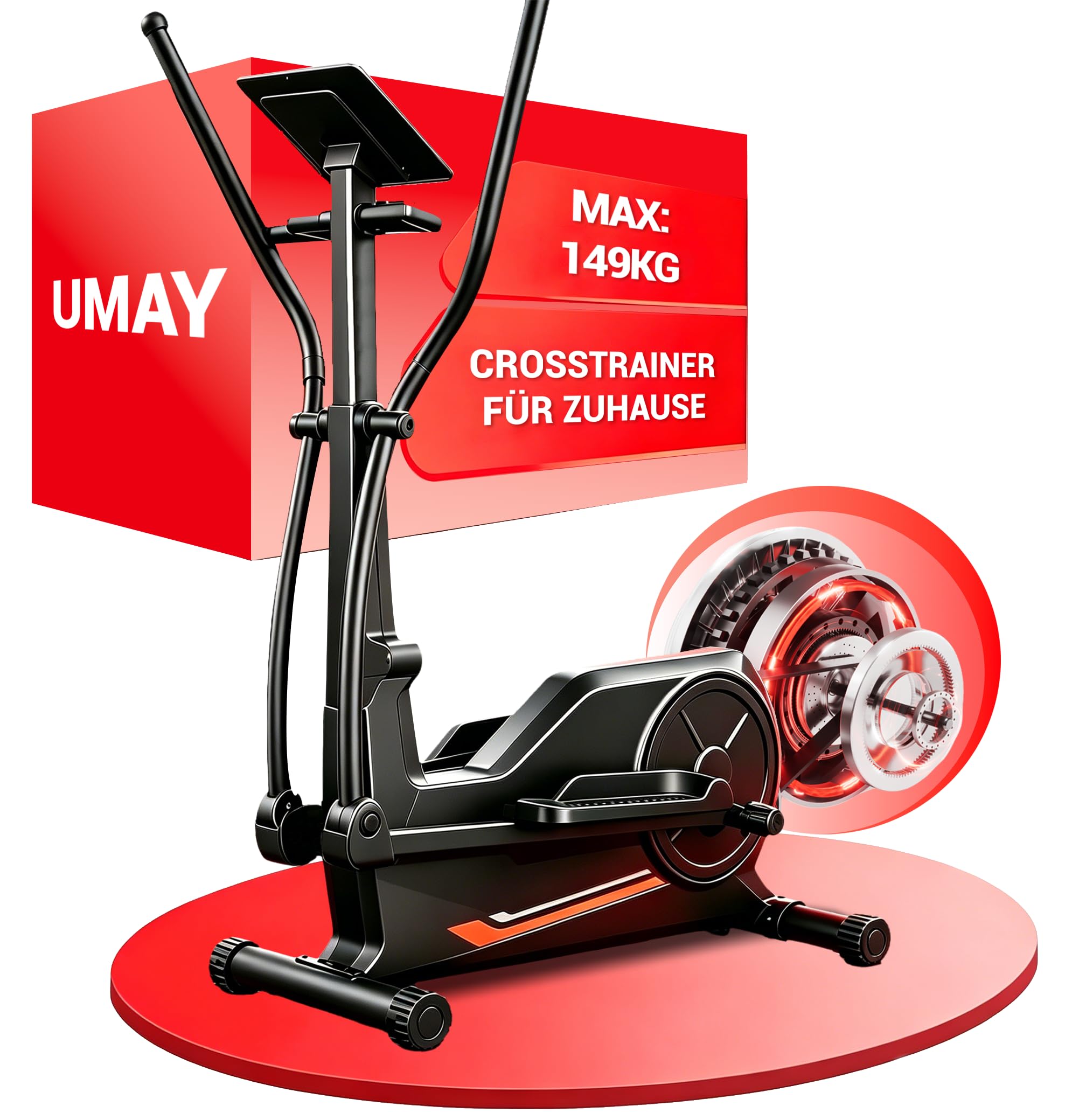 UMAY Crosstrainer für Zuhause