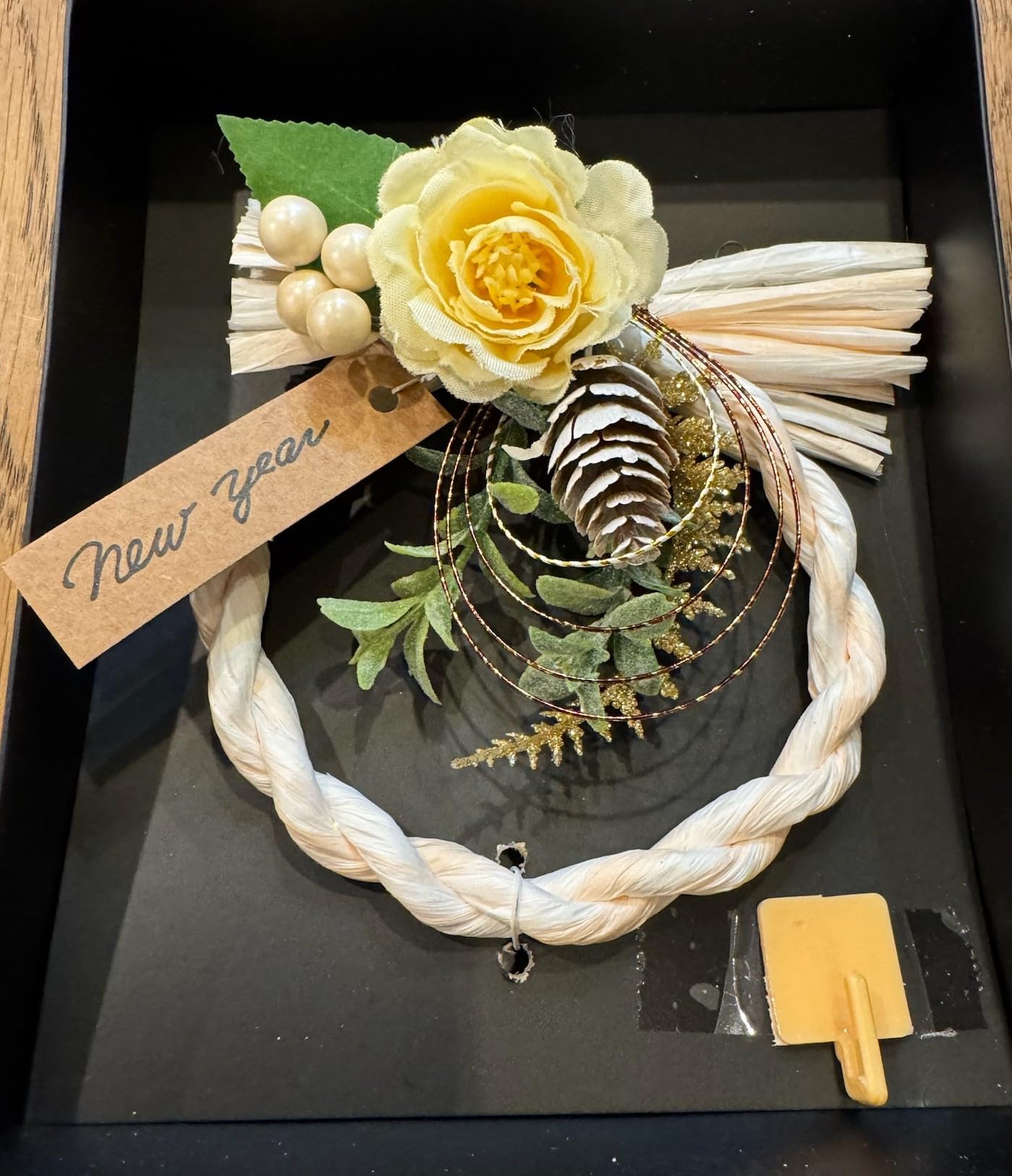 2025しめ縄飾り お正月飾り ナチュラルインテリア 2way　① 2025しめ縄飾り お正月飾り ナチュラルインテリア 2way ①