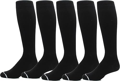 Miniatura 36 de Dr. Motion Calcetines de compresión para hombres y mujeres, el mejor ajuste atlético graduado para caminar, senderismo, correr, enfermeras, 5 pares