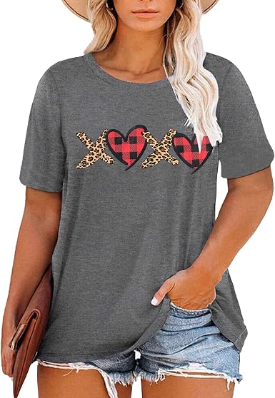 Short Sleeve Blouse Tees Tops 