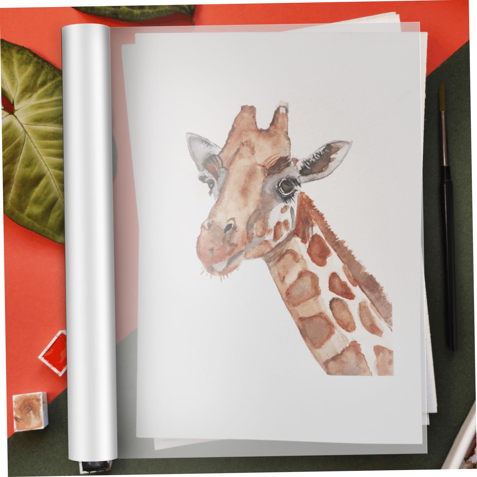 LOLIPPYY Carta da Disegno Trasparente per Calligrafia e Disegno, Carta da Lucido Bianca ad Alta Trasparenza per Artisti e Progettisti