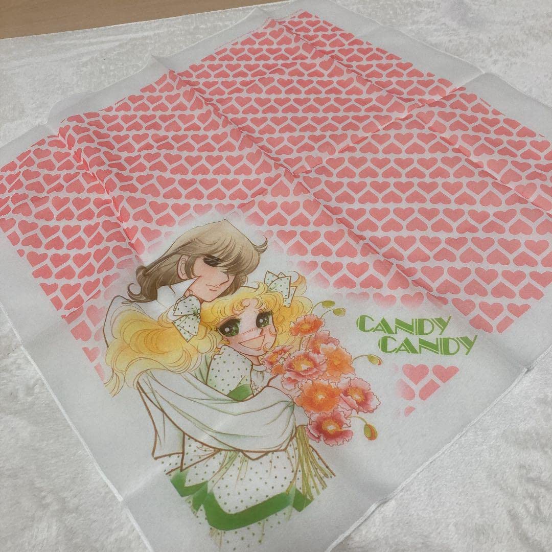 Amazon.co.jp: 当時物 いがらしゆみこ キャンディキャンディ スカーフ  