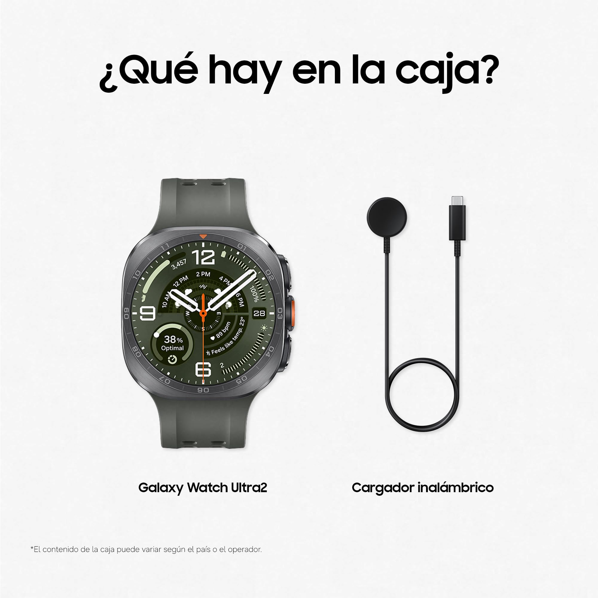 Samsung Galaxy Watch Ultra2, 47mm, LTE, Gris Titanio (Versión Española) | Reloj Deportivo para Trail Running, Buceo, Ciclismo, Monitoreo de Salud, Batería 800 mAh, Diseño de Lujo, Garantía 3 + 1 Año