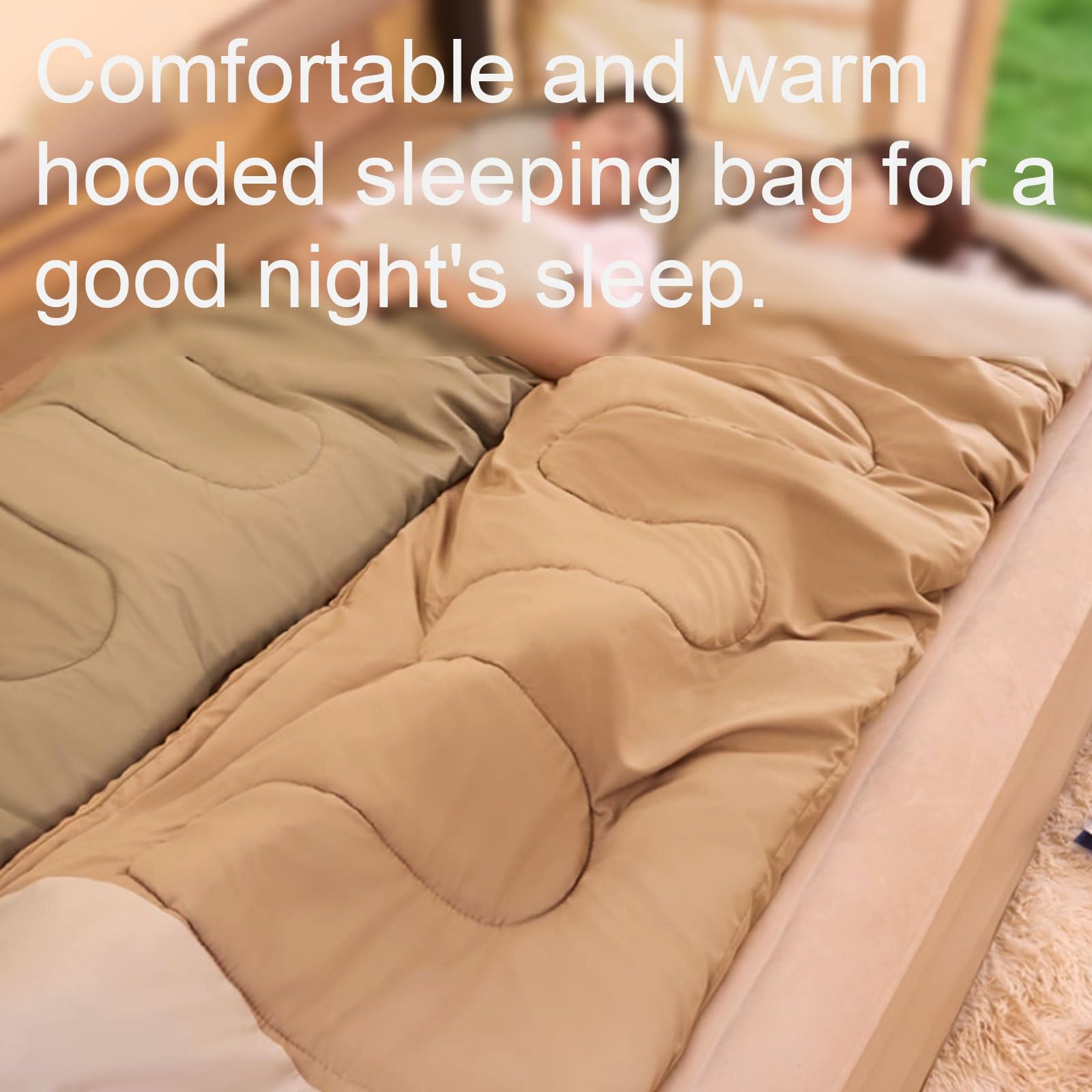 SUREK Lightweight Polyester Sleeping Bag Multifunctional Sleeping Bag Sleeping Bag with Storage Bag Indoor and Outdoor Sleeping Bag Warm