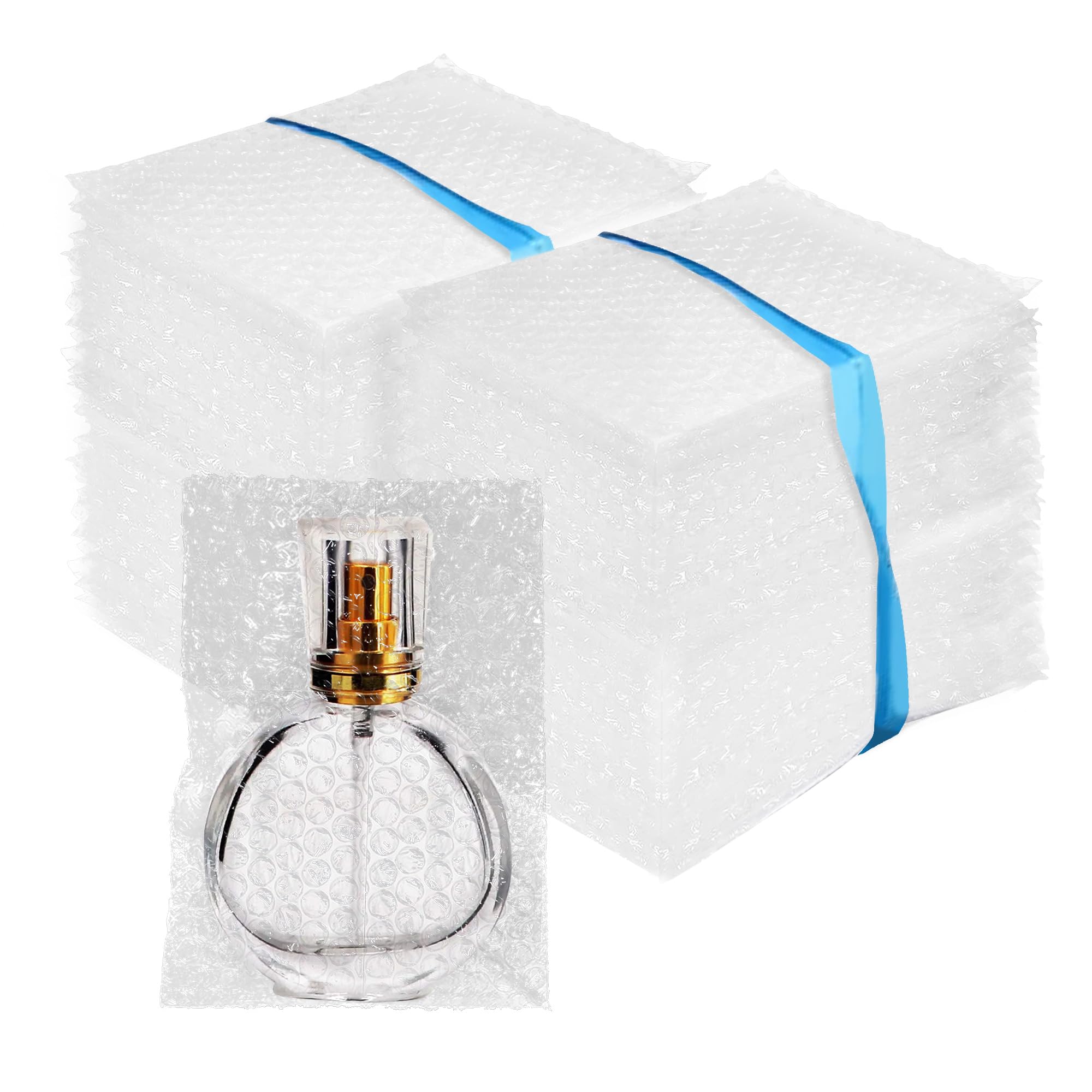 Photo 1 of 100Pack 4x6 Inch Bubble Out Bags?Bubble Out Wrap Bags? Small Clear Bubble Out Pouches, Thickening Shockproof Foam Bags for Moving, Shipping, and Storage (100 Pack)