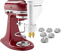 Vista 5 de Accesorio con prensa para pasta gourmet KitchenAid KSMPEXTA con 6 placas de pasta intercambiables