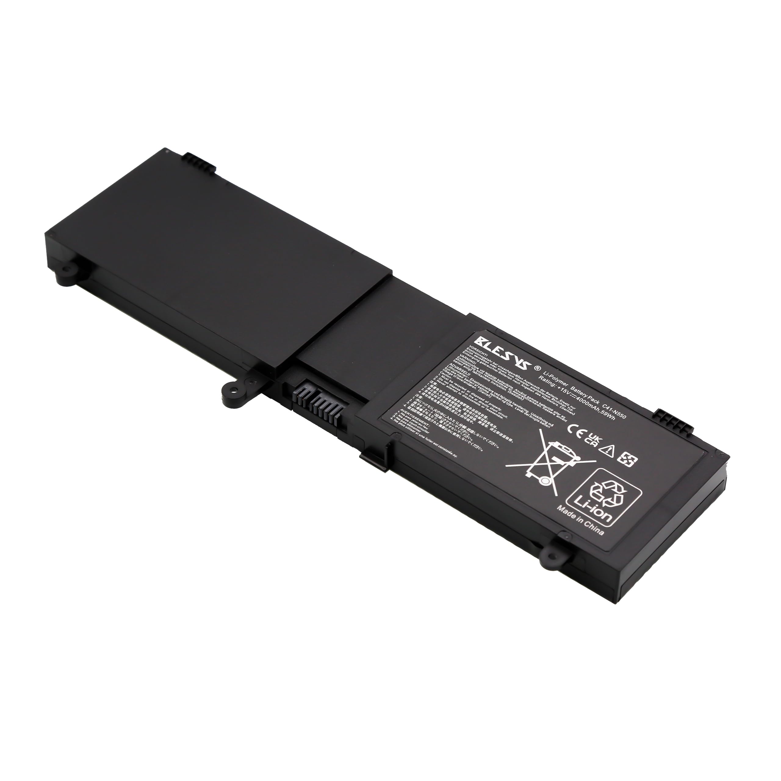 BLESYS C41-N550 Batteria Computer Portatile per ASUS N550 N550J N550X47JV Q550JA N550JK ROG G550J Series [Li-Polymer 15V 59Wh]