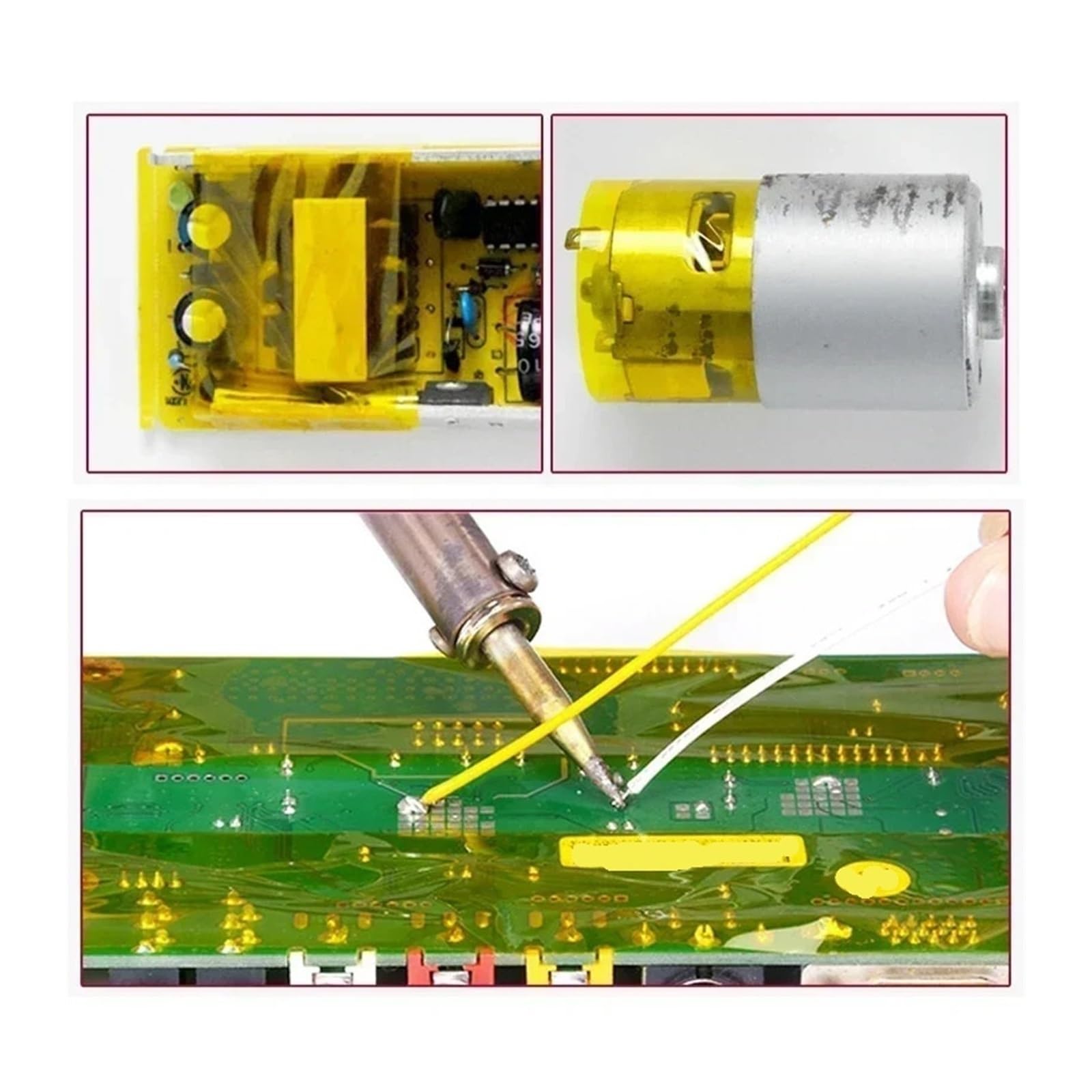 3-100mm Nastro BGA Di Calore Ad Alta Temperatura Scheda Elettronica Nastri Isolanti Adesivi In ​​poliimmide per mascheratura/saldatura/batteria(10 rolls,33.0M_0.06MM_15MM)