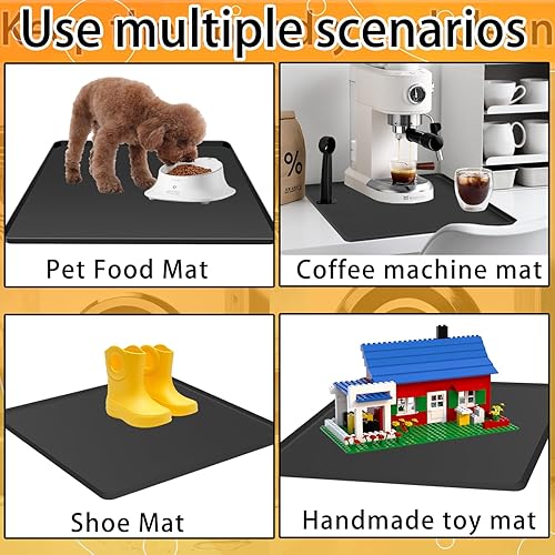 Miniatura 5 de Bandeja de drenaje grande para lavadora de 33"x30" con 4 almohadillas antivibración para los pies  Bandeja para lavadora, antideslizante,