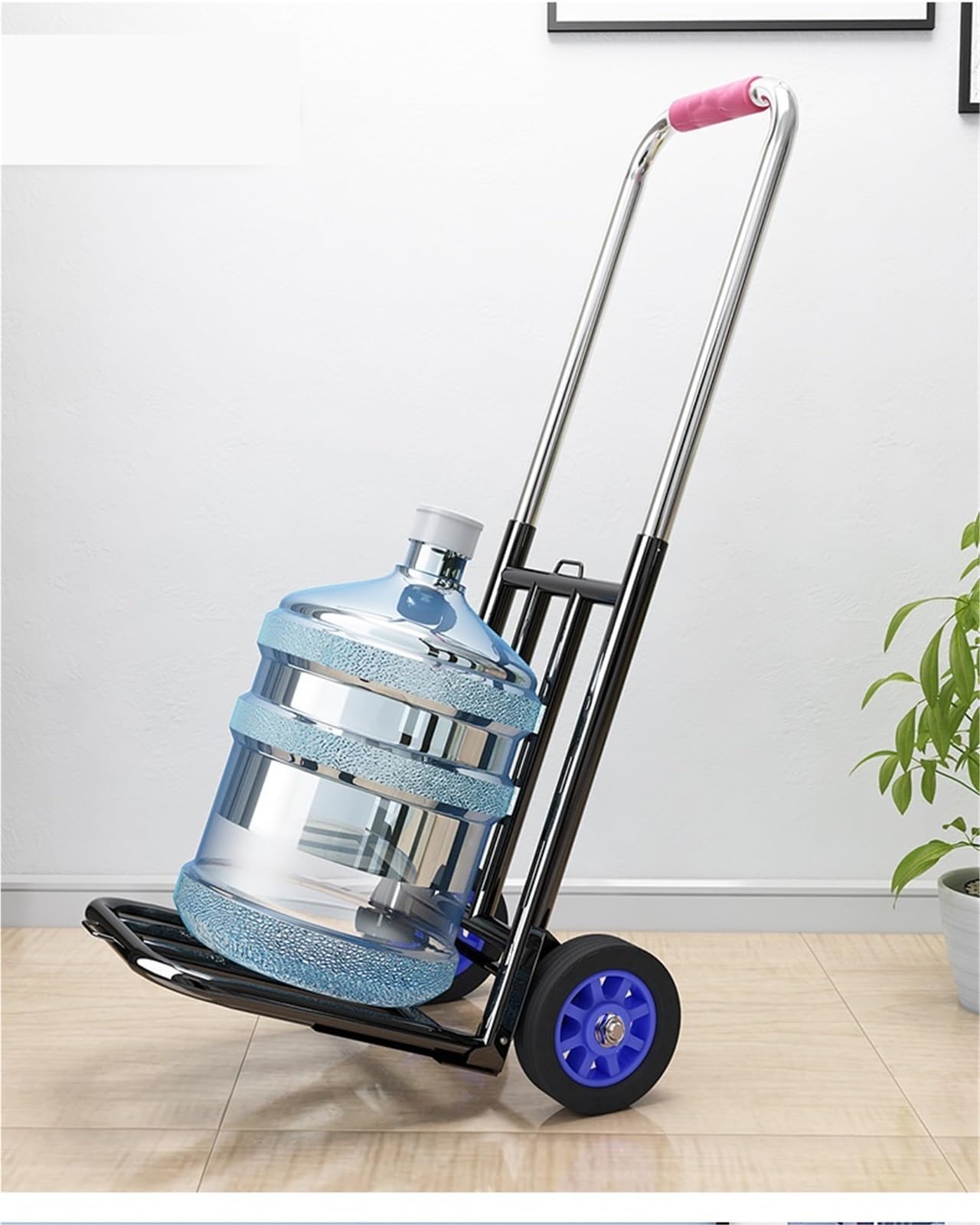 Carrello pieghevole a mano, capacità 75 kg, carrello portatile per la spesa per bagagli, generi alimentari e articoli per la casa, leggero, durevole e facile da usare