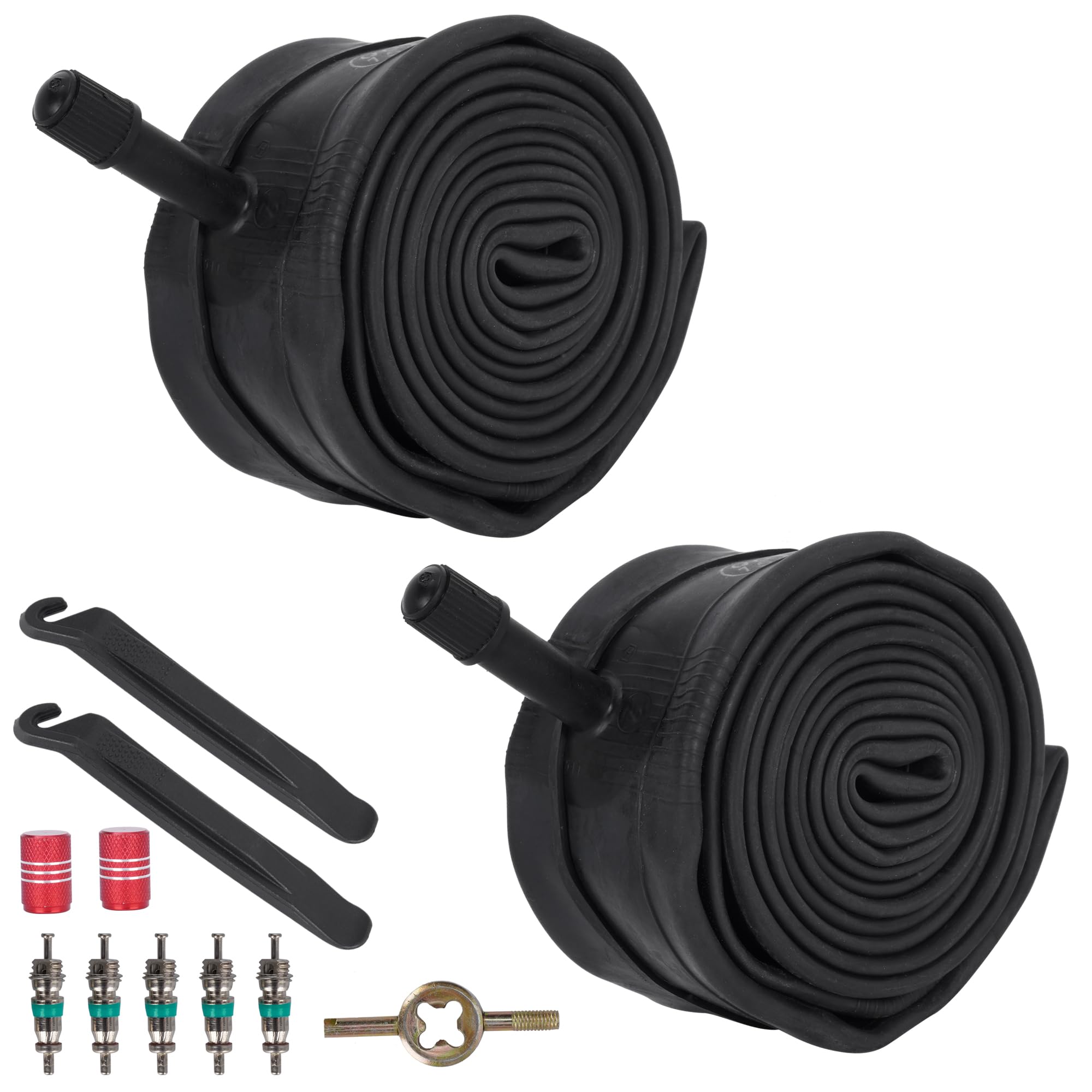 2x Selbstdichtende Fahrradschläuche 20 Zoll - Pannenschutz Für 20x1.75-2.125 Reifen