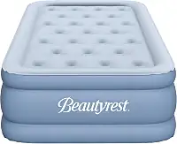 Beautyrest Colchão Posture Lux Air Bed com bomba expressa e suporte de borda elevada, 38 cm Twin