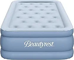 Beautyrest Colchão Posture Lux Air Bed com bomba expressa e suporte de borda elevada, 38 cm Twin