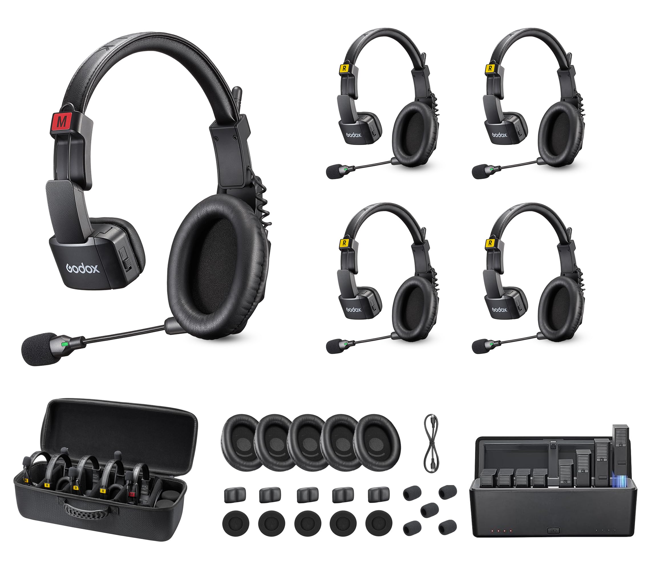 Skytalk Air 5S Full-Duplex Wireless Intercom Headset System