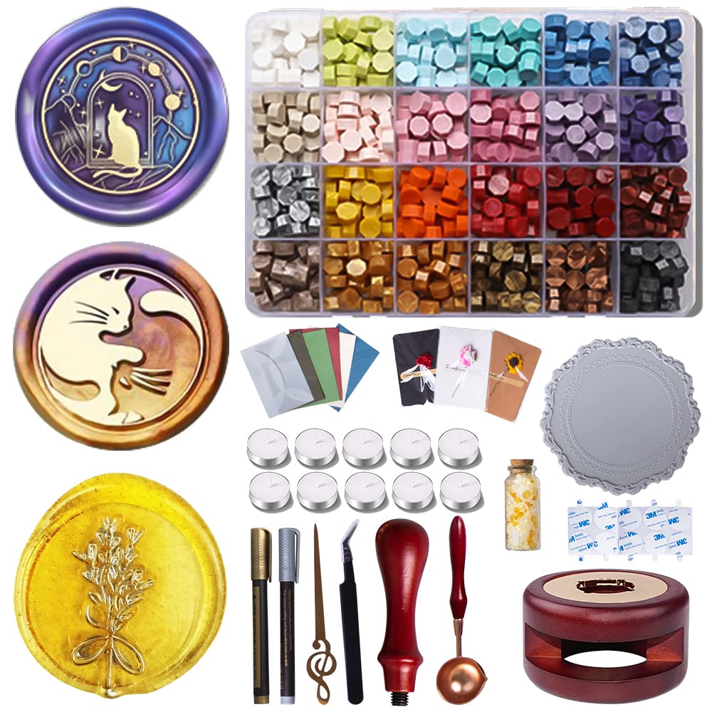 シーリングワックスシール ✩.*˚ 封蝋ステッカー ベア 7枚 232