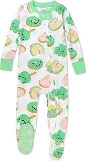 unisex-baby Celebration Non-slip Footed Pajamas One-piece Sleeper Zip-front Pjs 100% Organic Cotton