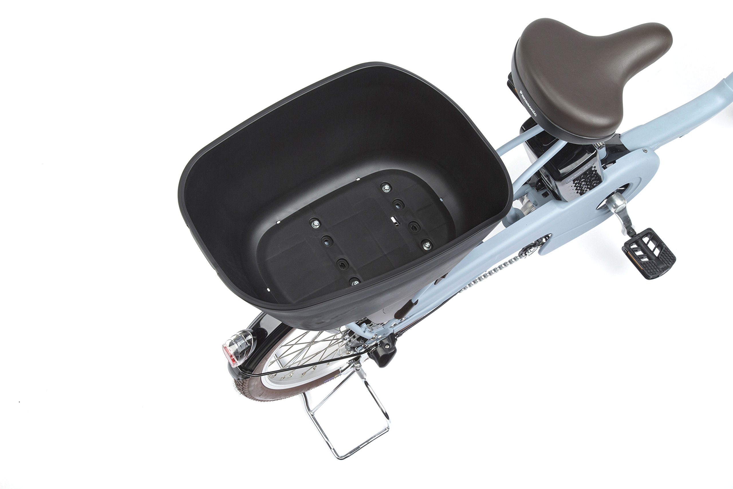 Amazon | パナソニック(Panasonic) リヤバスケット 自転車 ブラック 幅