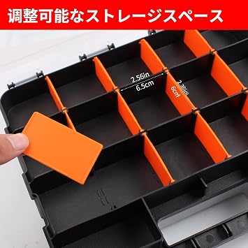34 Compartment Tool Organizer, Double-sided Parts Box, Multi-purpose Fishing Box, Small Storage Case, Belt Parts Case, Mesh Design, Transparent Storage Box, Nail Piercing, Bead Storage, Electrical