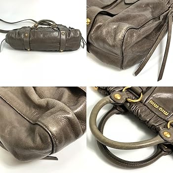 miumiu ヴィッテロラックス 2WAY バッグ　RT0383 ゴールド金具 ミュウミュウ ヴィッテロラックス2wayショルダーバッグ ブラック