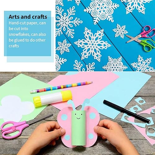 Miniatura 6 de ISUSSER Hojas de cinta adhesiva transparente de doble cara de tamaño A4 de 8.3 x 11.5 pulgadas, cinta adhesiva súper fuerte, arte de bricolaje,