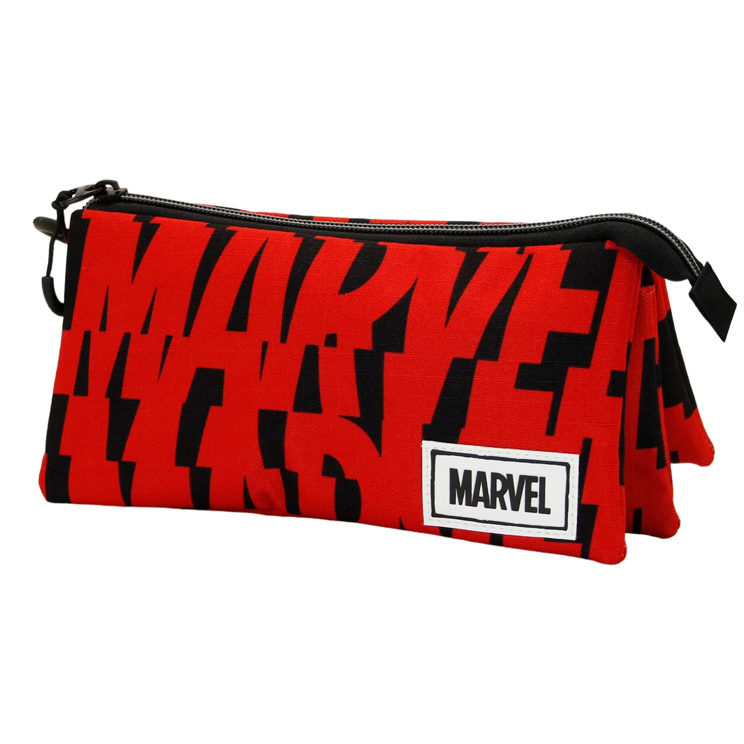 Marvel Cut-ECO Triple Pencil Case, Red, 23 x 11 cm