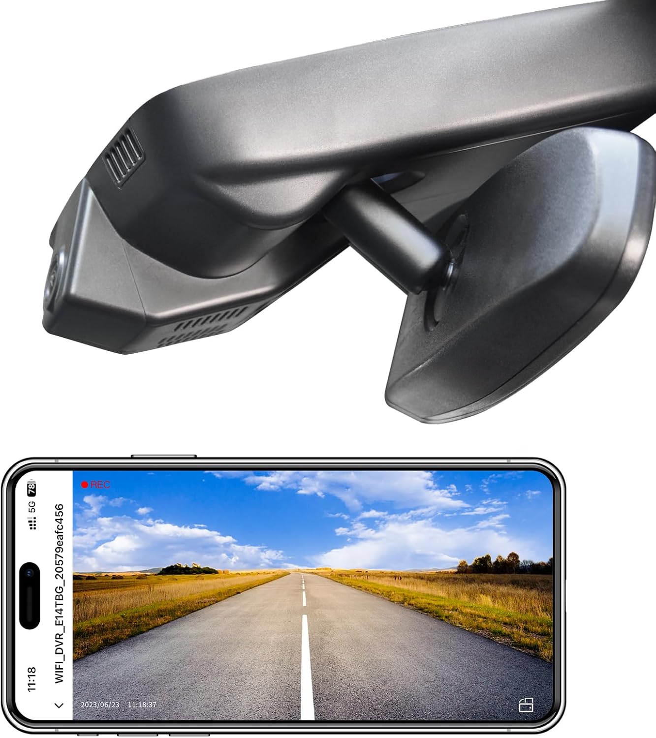 4mangoal 4K Dash Cam Custom fit for Chevy Trax 2024 2025, RS LS LT ACTIVK Dash Cam Custom fit for Chevy Trax 2024 2025 2026, RS LS LT ACTIV, UHD 2160P Video, WiFi, App, GPS, 64G Card