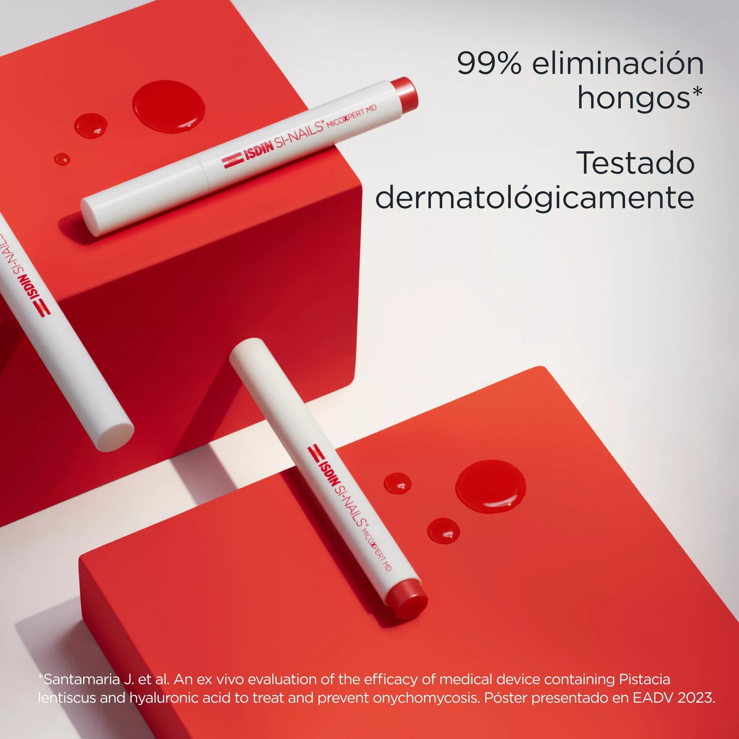 ISDIN SI-NAILS MICOXPERT MD, para el tratamiento y la prevención de infecciones fúngicas leves o moderadas en uñas de manos y pies, 4,5ml