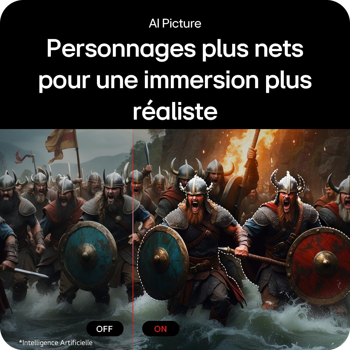 LG Ultragear™ 32GS85Q-B.AEU Ecran PC Gaming 32" - Dalle IPS résolution QHD (2560x1440), 1ms 180Hz, HDR 10, DCI-P3 98% (CIE1976), AMD FreeSync, Compatible NVIDIA G-Sync