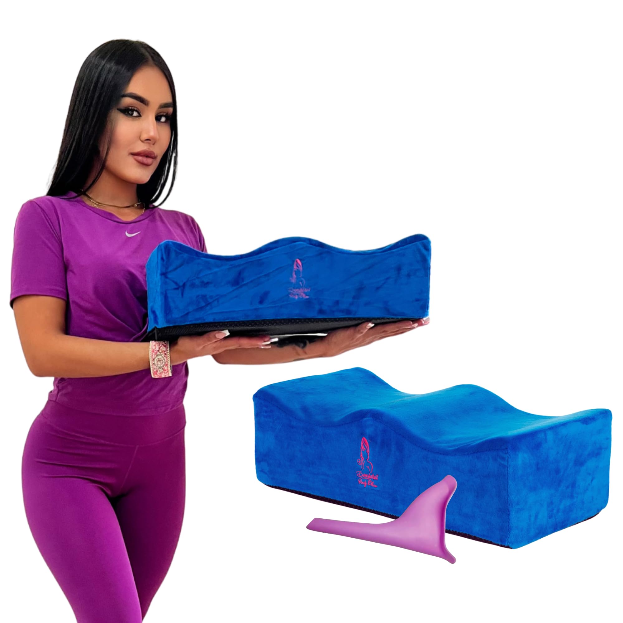 BBL Pillow After Surgery Dr. Approved Post-Surgery Recovery Pillow (Blue)