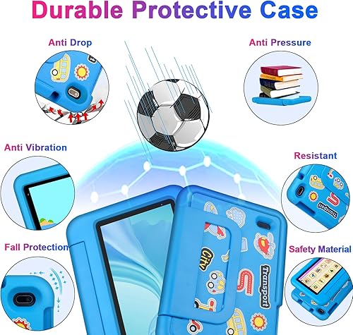 Miniatura 7 de SEBBE Tableta para niños Android 13 de 7 pulgadas, 7 GB de RAM+64 GB de ROM (TF 1 TB), con control parental, aplicaciones preinstaladas para niños,