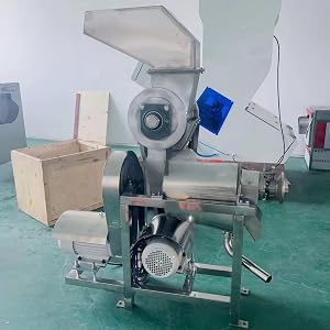 Commercial Fruit Vegetable Juicer Cold Press Juice Press with Crusher Industrial Juice Maker for Farms Food Shops
